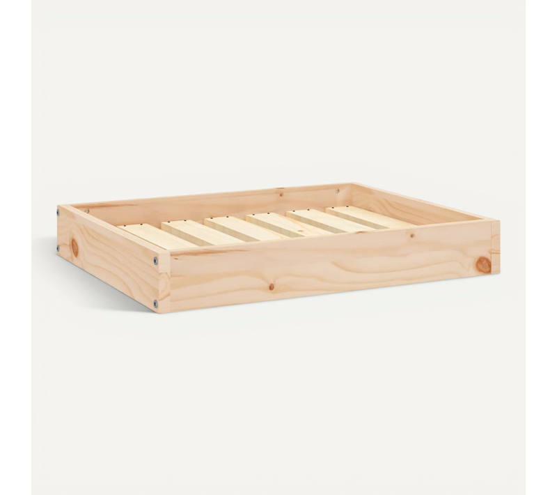 Lit Pour Chien 61,5x49x9 Cm Bois De Pin Solide