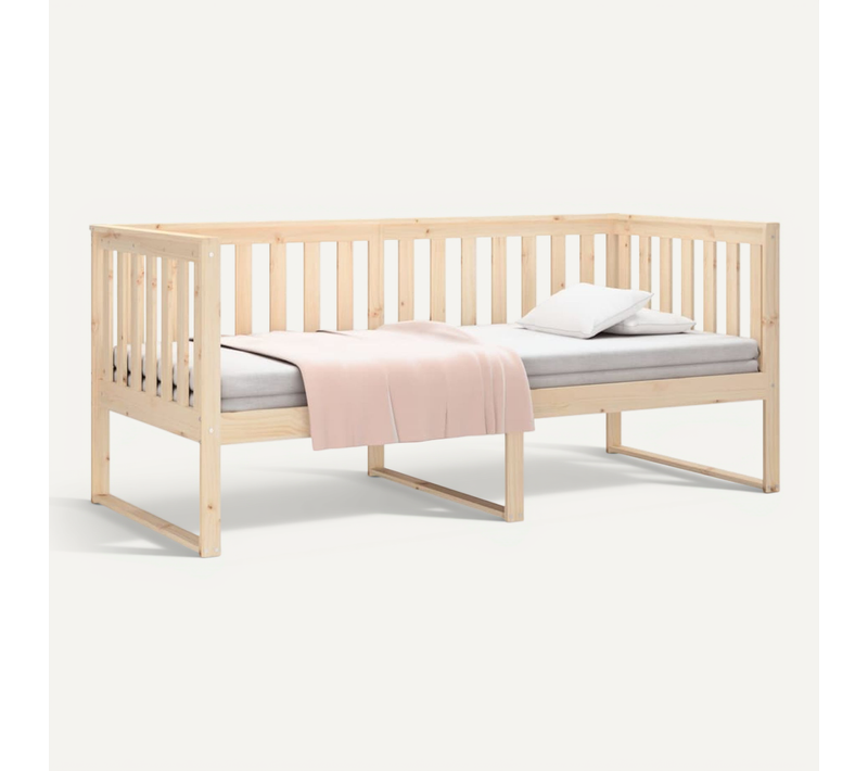 Lit De Jour Sans Matelas 90x190 Cm Bois De Pin Massif