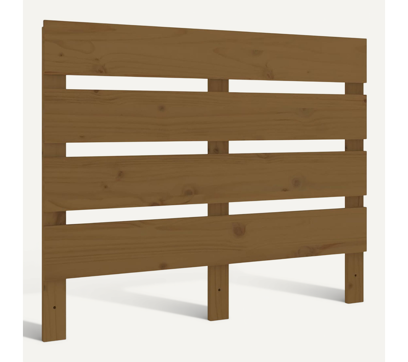 Tête De Lit Marron Miel 75x3x80 Cm Bois Massif De Pin