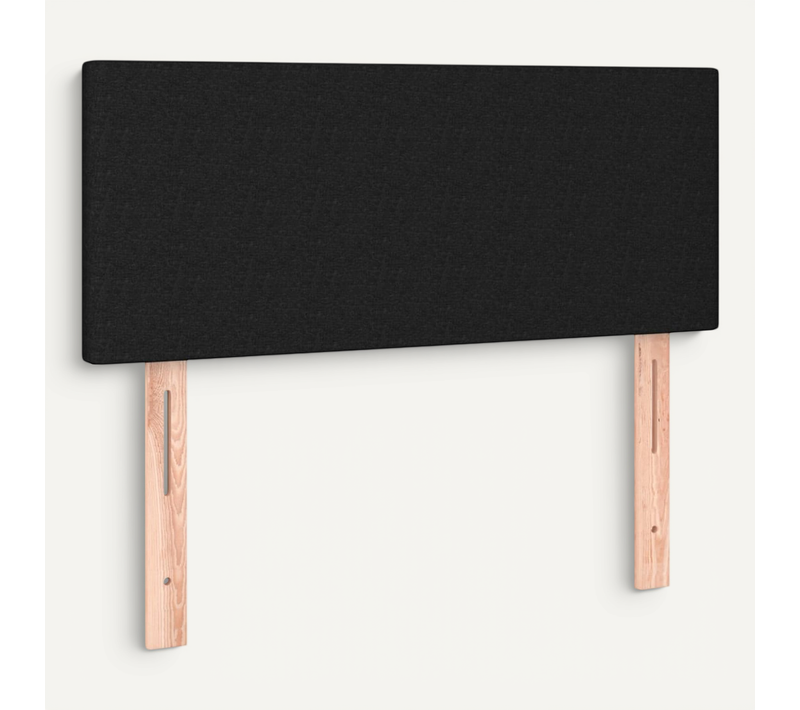 Tête De Lit Noir 80x5x78/88 Cm Tissu