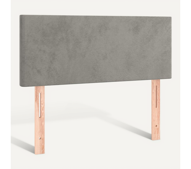 Tête De Lit Gris Clair 80x5x78/88 Cm Velours