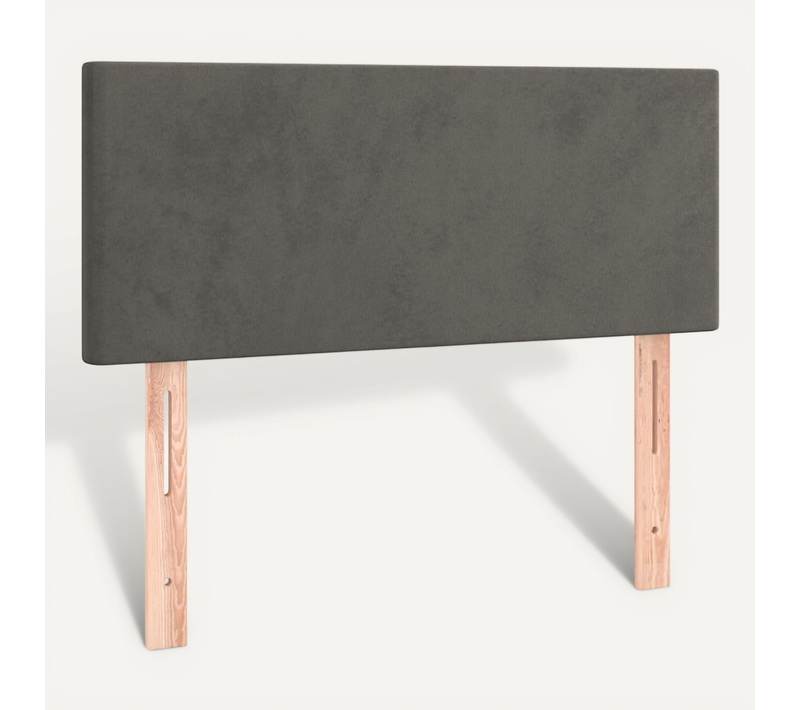 Tête De Lit Gris Foncé 80x5x78/88 Cm Velours