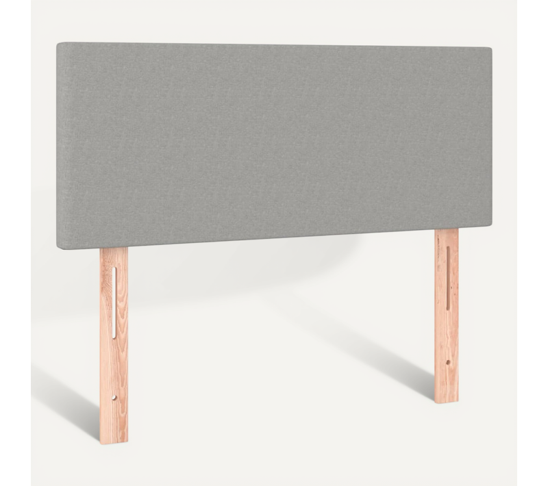 Tête De Lit Gris Clair 90x5x78/88 Cm Tissu