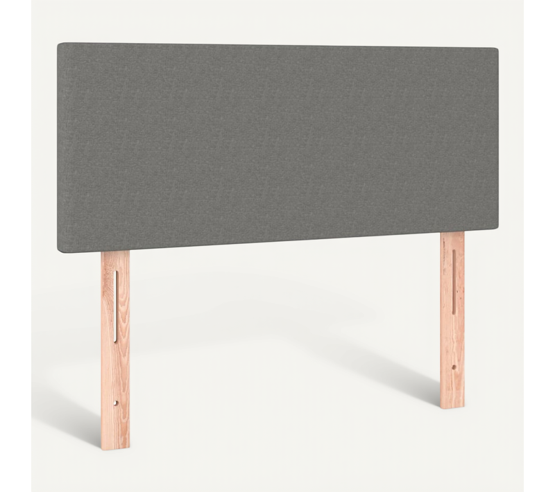 Tête De Lit Gris Foncé 90x5x78/88 Cm Tissu
