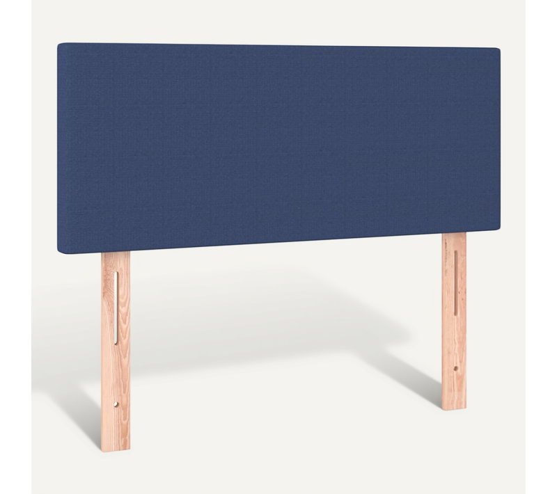 Tête De Lit Bleu 90x5x78/88 Cm Tissu