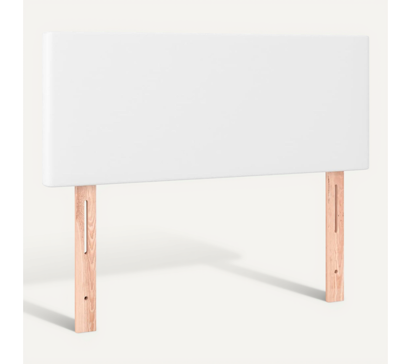 Tête De Lit Blanc 90x5x78/88 Cm Simili