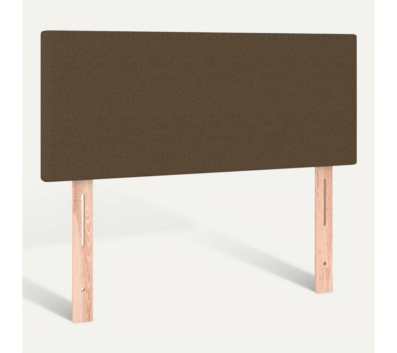 Tête De Lit Marron Foncé 100x5x78/88 Cm Tissu