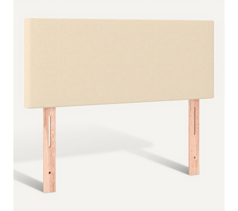 Tête De Lit Crème 100x5x78/88 Cm Tissu