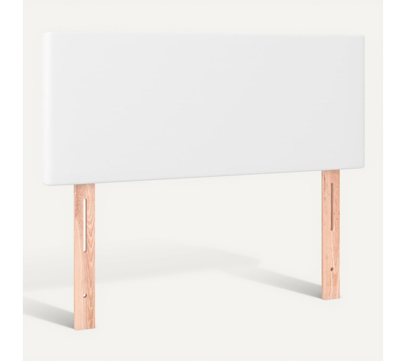 Tête De Lit Blanc 100x5x78/88 Cm Simili