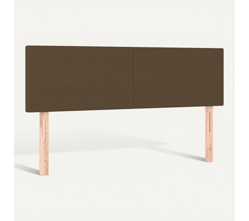 Têtes De Lit Marron Foncé 144 X 5 X 78/88 Cm Tissu