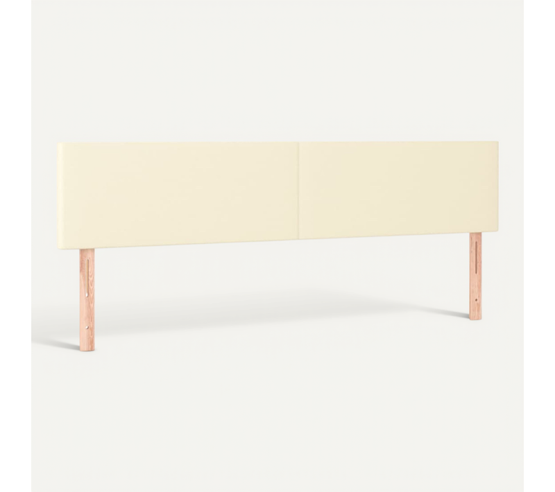 Têtes De Lit Crème 160x5x78/88 Cm Simili