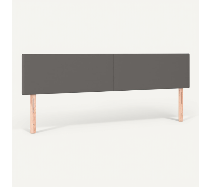 Têtes De Lit Gris 160x5x78/88 Cm Simili