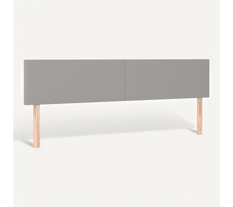 Têtes De Lit Gris Clair 180x5x78/88 Cm Tissu
