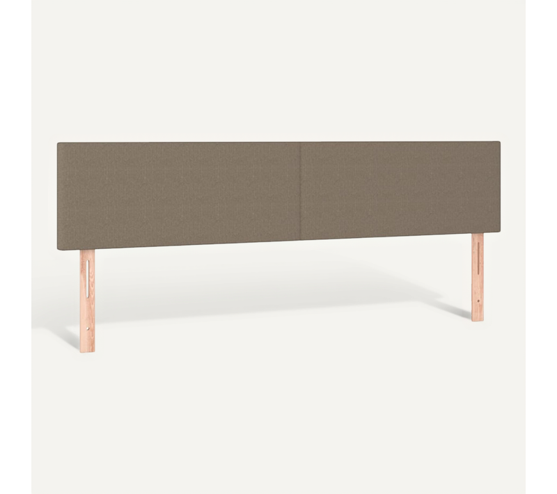 Têtes De Lit Taupe 180x5x78/88 Cm Tissu