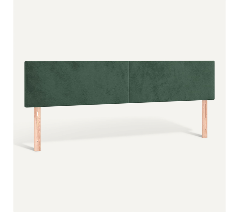 Têtes De Lit Vert Foncé 180x5x78/88 Cm Velours