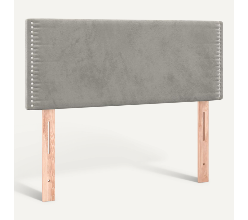 Tête De Lit Gris Clair 90x5x78/88 Cm Velours