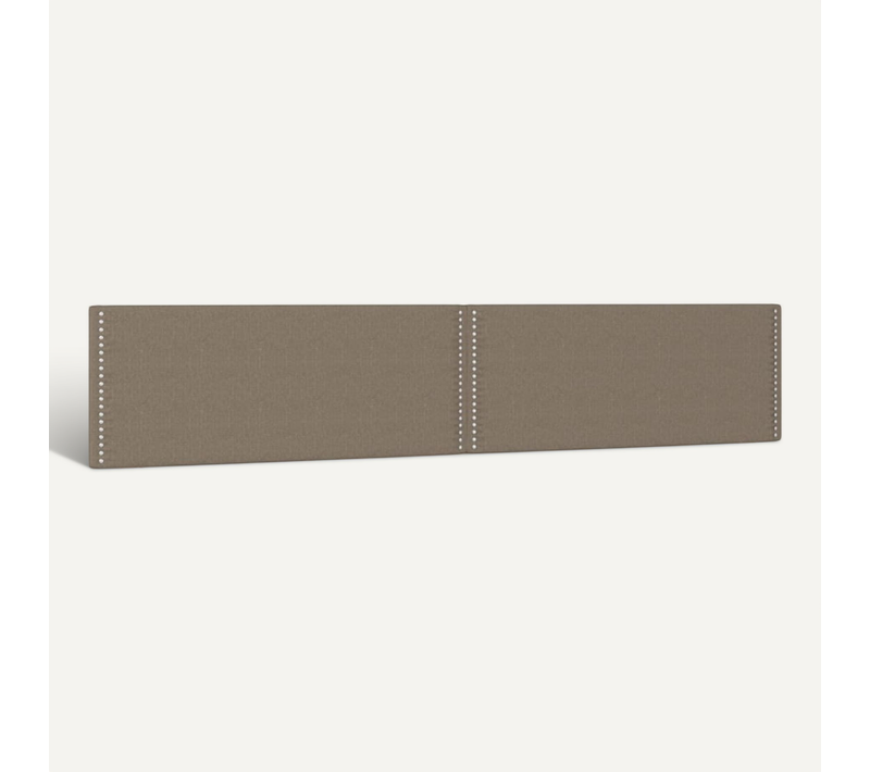 Têtes De Lit Taupe 180x5x78/88 Cm Tissu