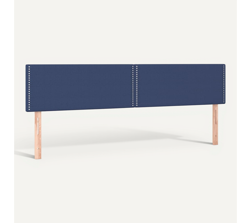 Têtes De Lit Bleu 180x5x78/88 Cm Tissu