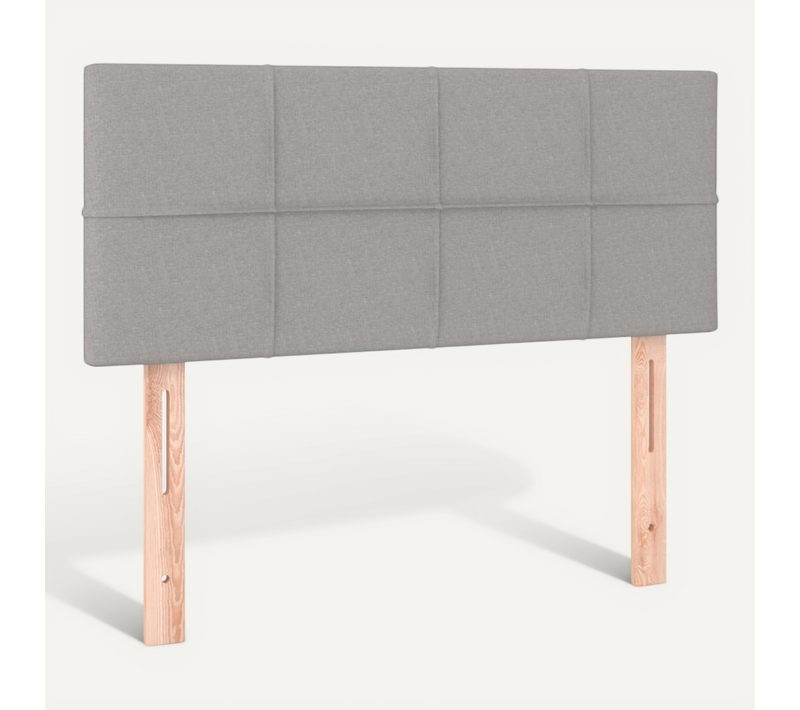 Tête De Lit Gris Clair 80x5x78/88 Cm Tissu