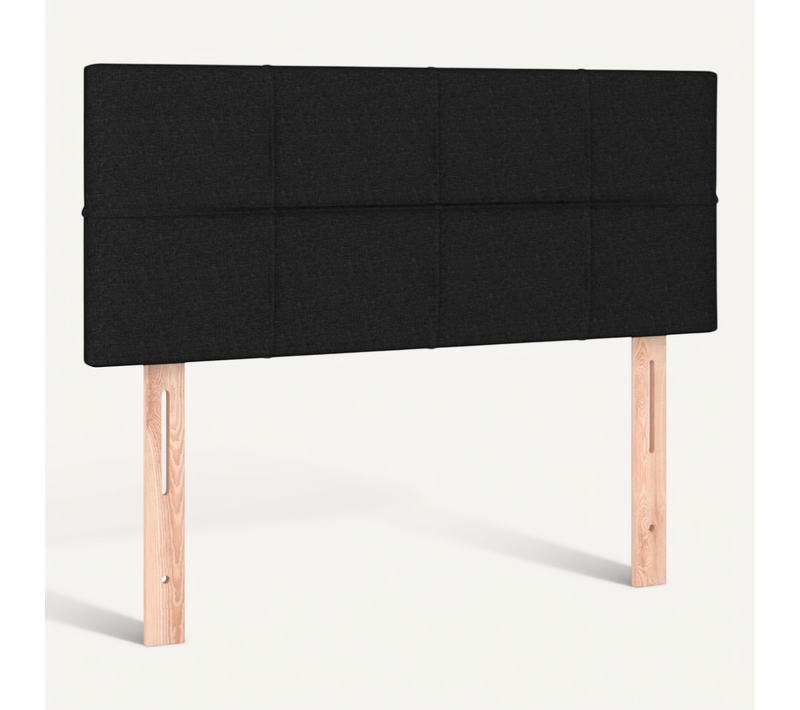 Tête De Lit Noir 80x5x78/88 Cm Tissu