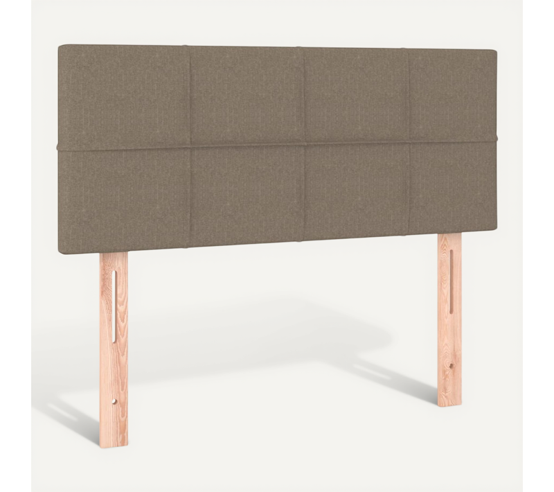 Tête De Lit Taupe 80x5x78/88 Cm Tissu