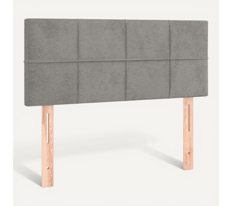 Tête De Lit Gris Clair 80x5x78/88 Cm Velours