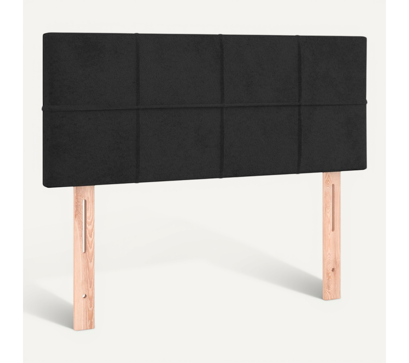 Tête De Lit Noir 80x5x78/88 Cm Velours