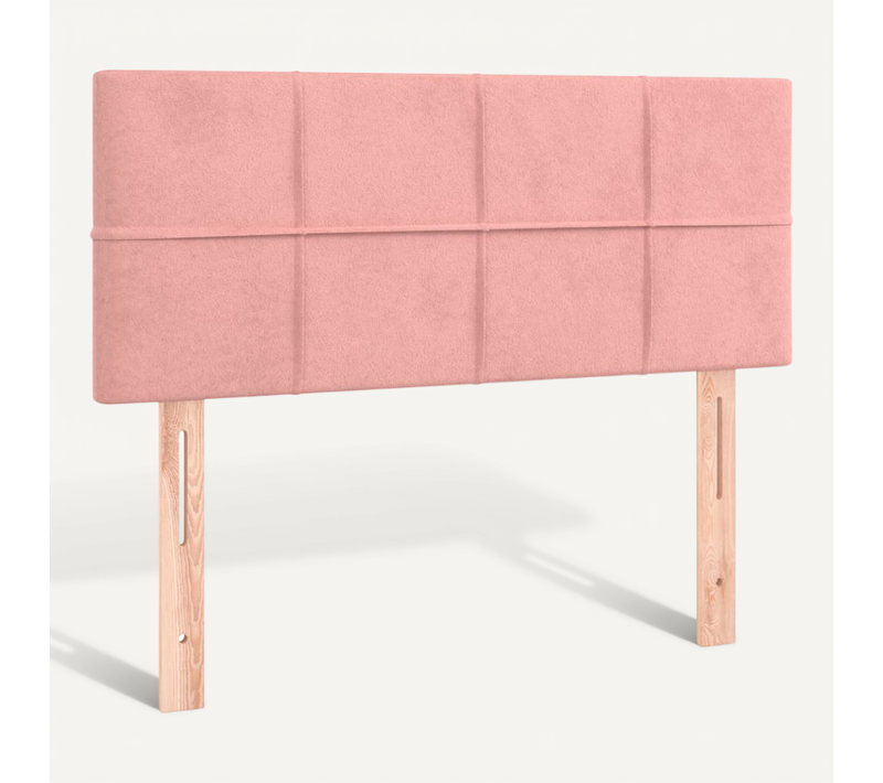 Tête De Lit Rose 80x5x78/88 Cm Velours