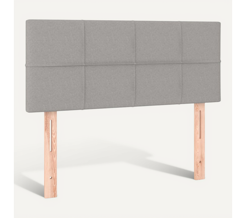 Tête De Lit Gris Clair 90x5x78/88 Cm Tissu