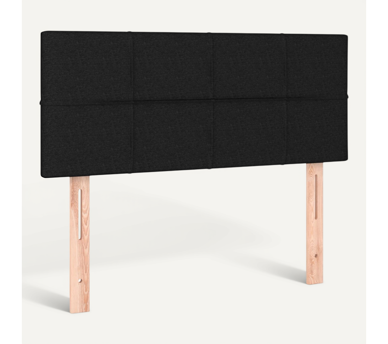 Tête De Lit Noir 90x5x78/88 Cm Tissu