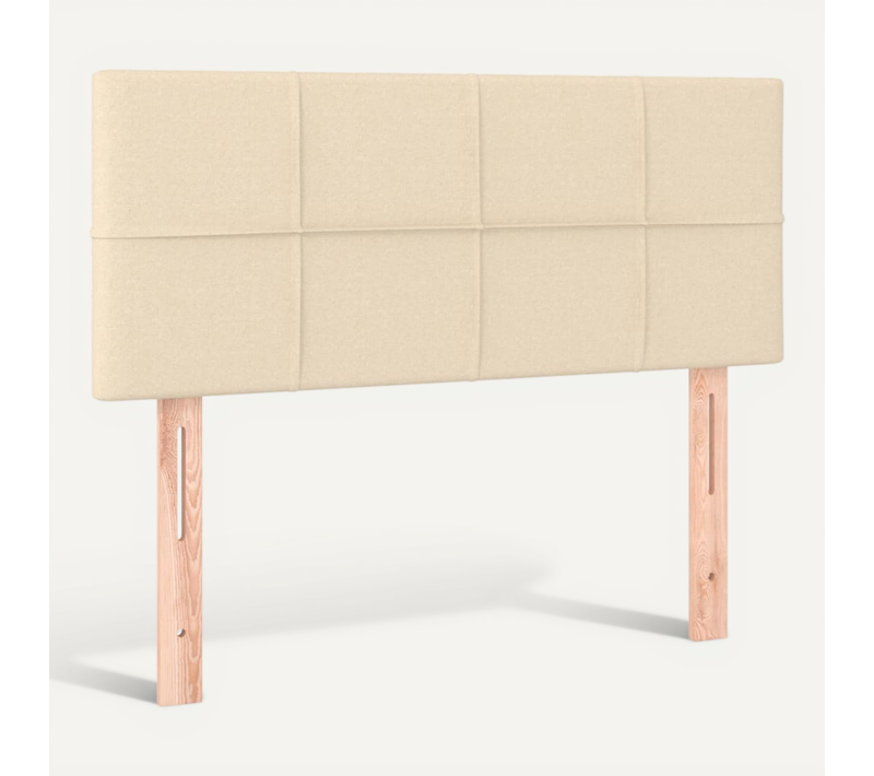 Tête De Lit Crème 90x5x78/88 Cm Tissu