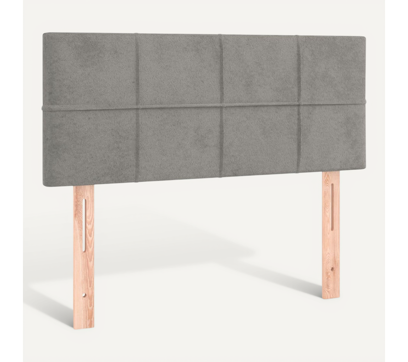 Tête De Lit Gris Clair 90x5x78/88 Cm Velours