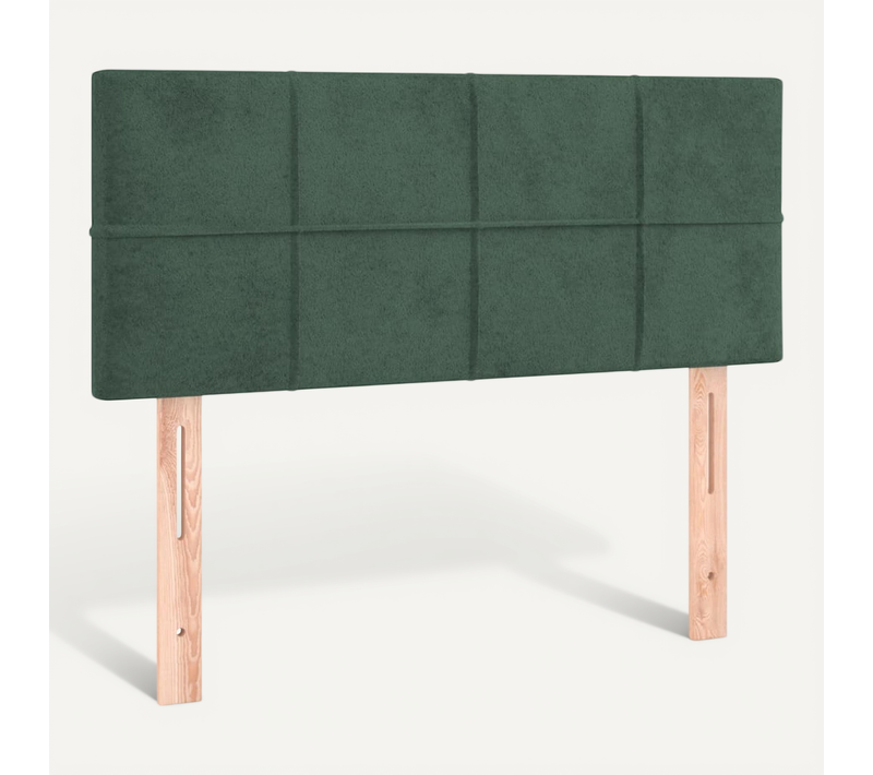 Tête De Lit Vert Foncé 90x5x78/88 Cm Velours