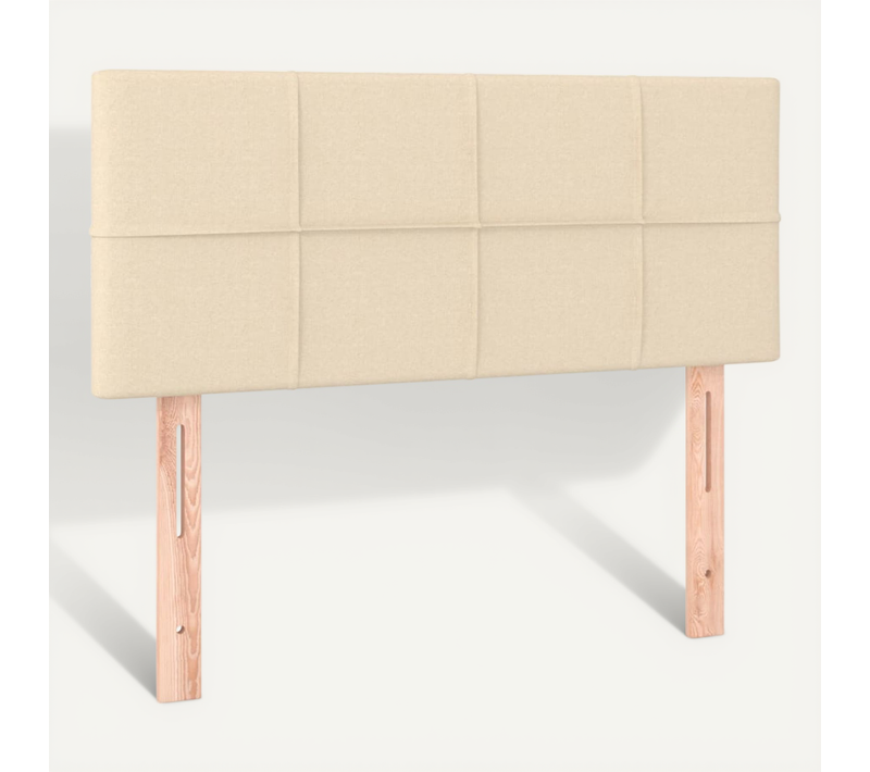Tête De Lit Crème 100x5x78/88 Cm Tissu