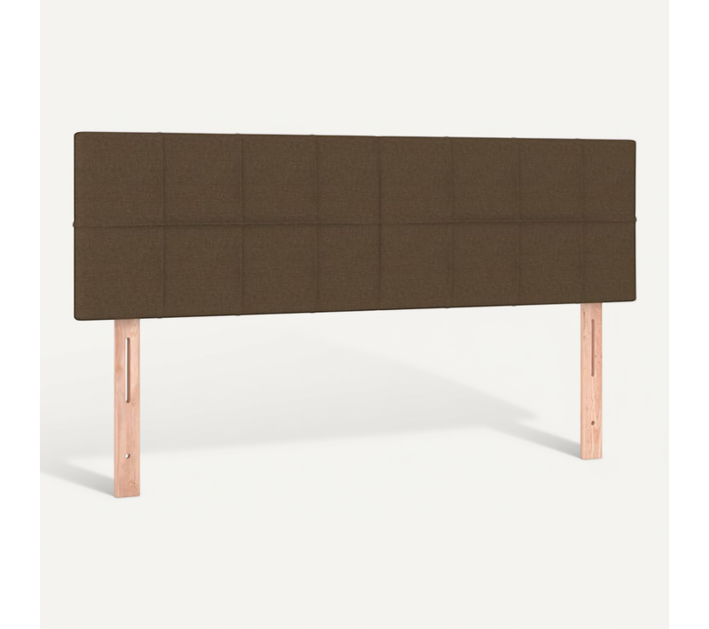Têtes De Lit Marron Foncé 144 X 5 X 78/88 Cm Tissu