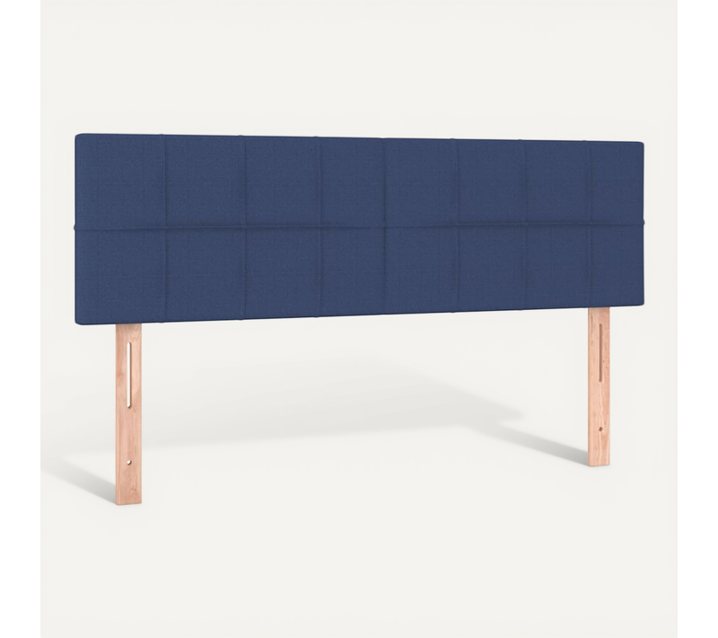 Têtes De Lit Bleu 144x5x78/88 Cm Tissu