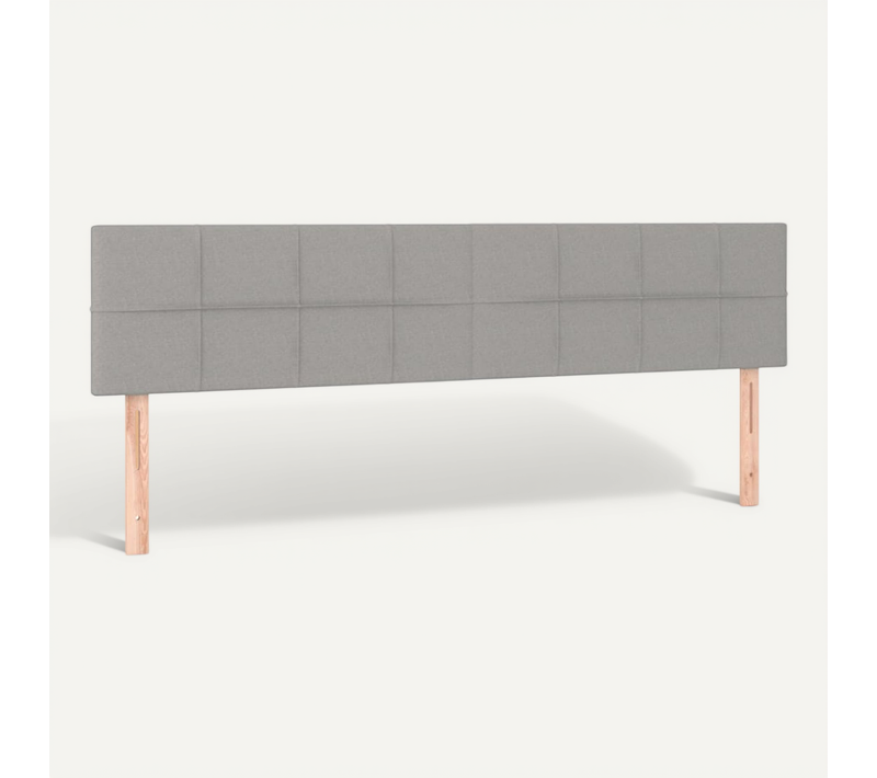 Têtes De Lit Gris Clair 160x5x78/88 Cm Tissu