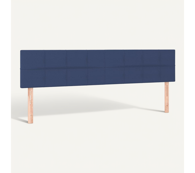 Têtes De Lit Bleu 160x5x78/88 Cm Tissu