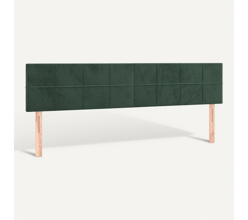 Têtes De Lit Vert Foncé 160x5x78/88 Cm Velours