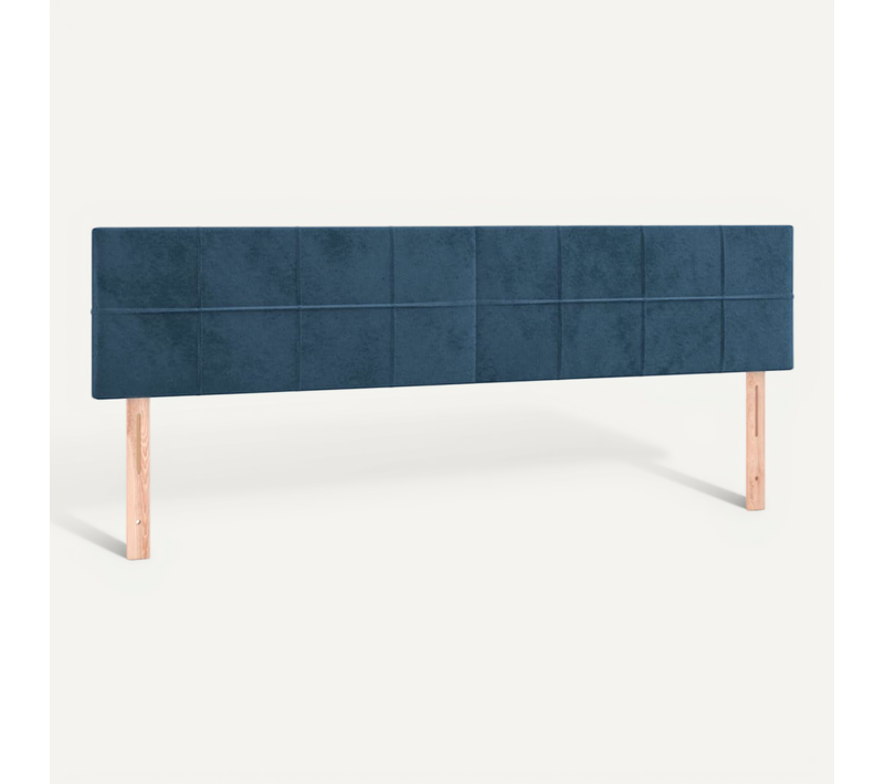 Têtes De Lit Bleu Foncé 160 X 5 X 78/88 Cm Velours