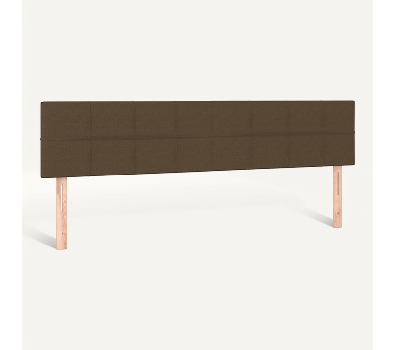 Têtes De Lit Marron Foncé 180 X 5 X 78/88 Cm Tissu
