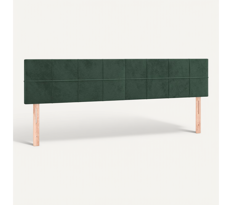 Têtes De Lit Vert Foncé 180x5x78/88 Cm Velours