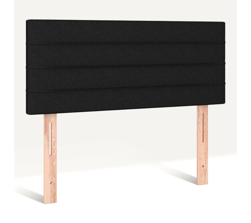 Tête De Lit Noir 80x5x78/88 Cm Tissu