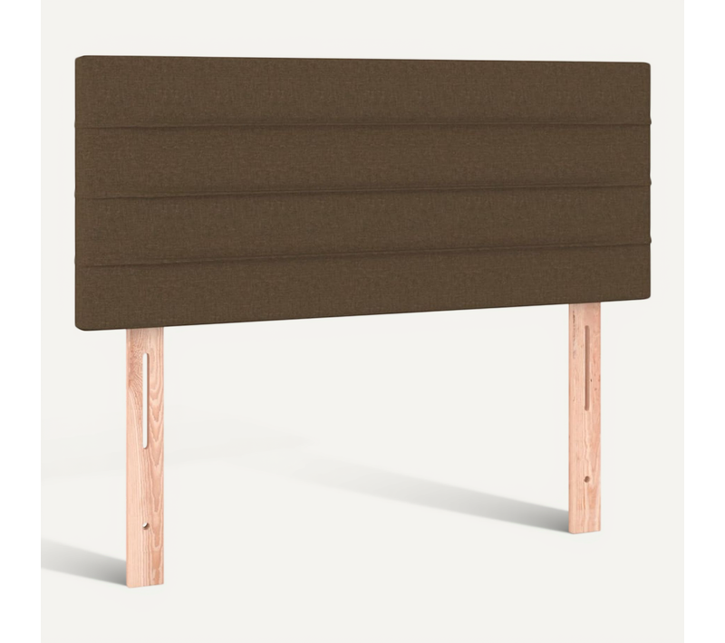Tête De Lit Marron Foncé 80x5x78/88 Cm Tissu