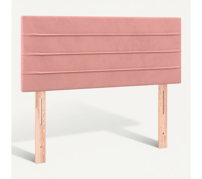 Tête De Lit Rose 80x5x78/88 Cm Velours