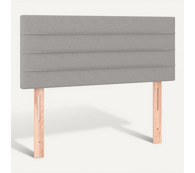 Tête De Lit Gris Clair 90x5x78/88 Cm Tissu