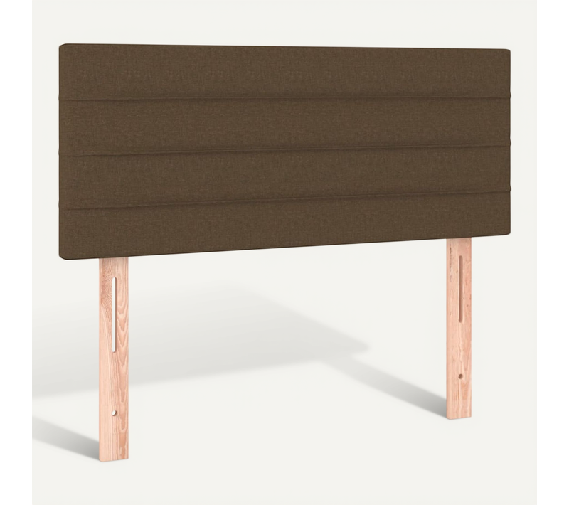 Tête De Lit Marron Foncé 90x5x78/88 Cm Tissu