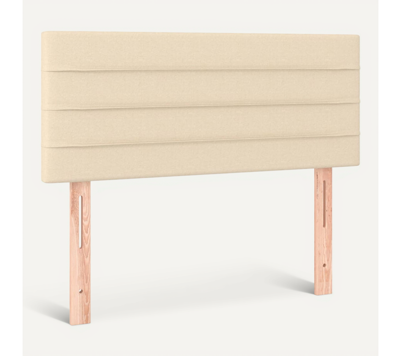 Tête De Lit Crème 90x5x78/88 Cm Tissu