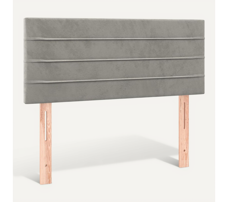 Tête De Lit Gris Clair 90x5x78/88 Cm Velours