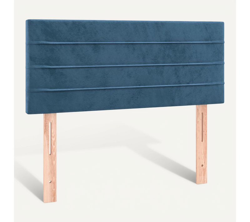 Tête De Lit Bleu Foncé 90x5x78/88 Cm Velours